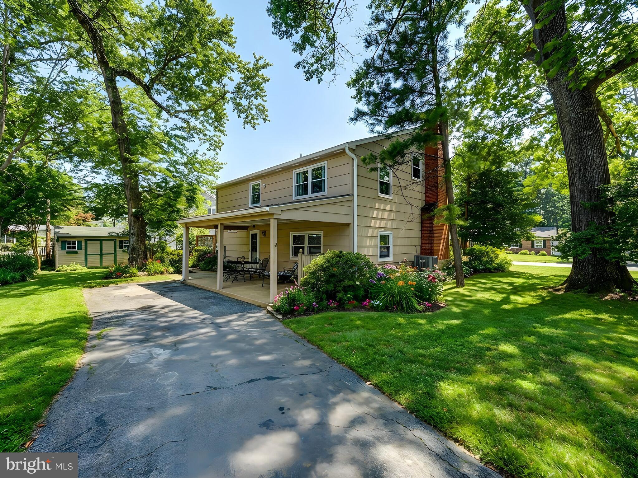 201 Brightdale Road Lutherville-Timonium, MD 21093 - Photo 41 of 48 a front view of a house with a yard