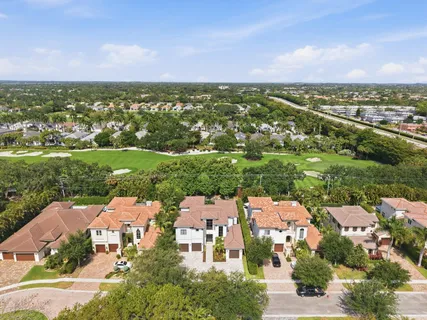 an aerial view of residential house with outdoor space