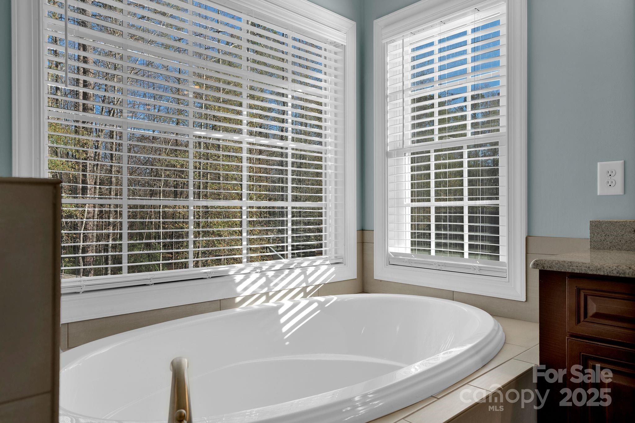 481 Evergreen Road Lake Wylie, SC 29710 - Photo 27 of 45 a bath tub sitting in a bathroom next to a window