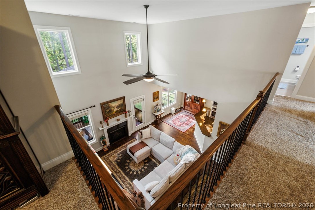 48 Valley Brook Lane Spring Lake, NC 28390 - Photo 29 of 50 a living room with furniture and a fireplace