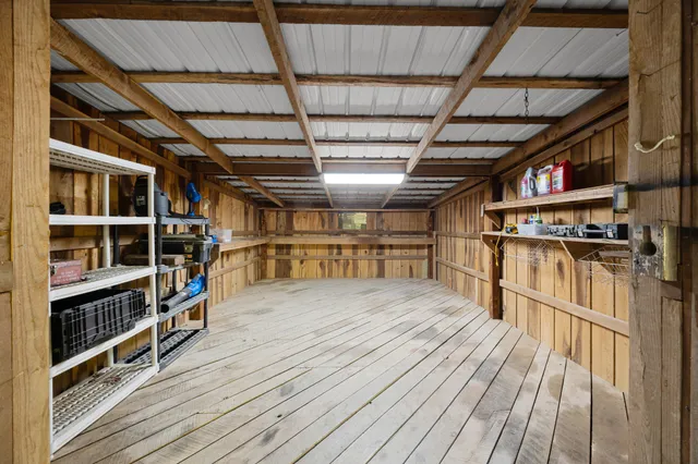 a view of storage and utility room