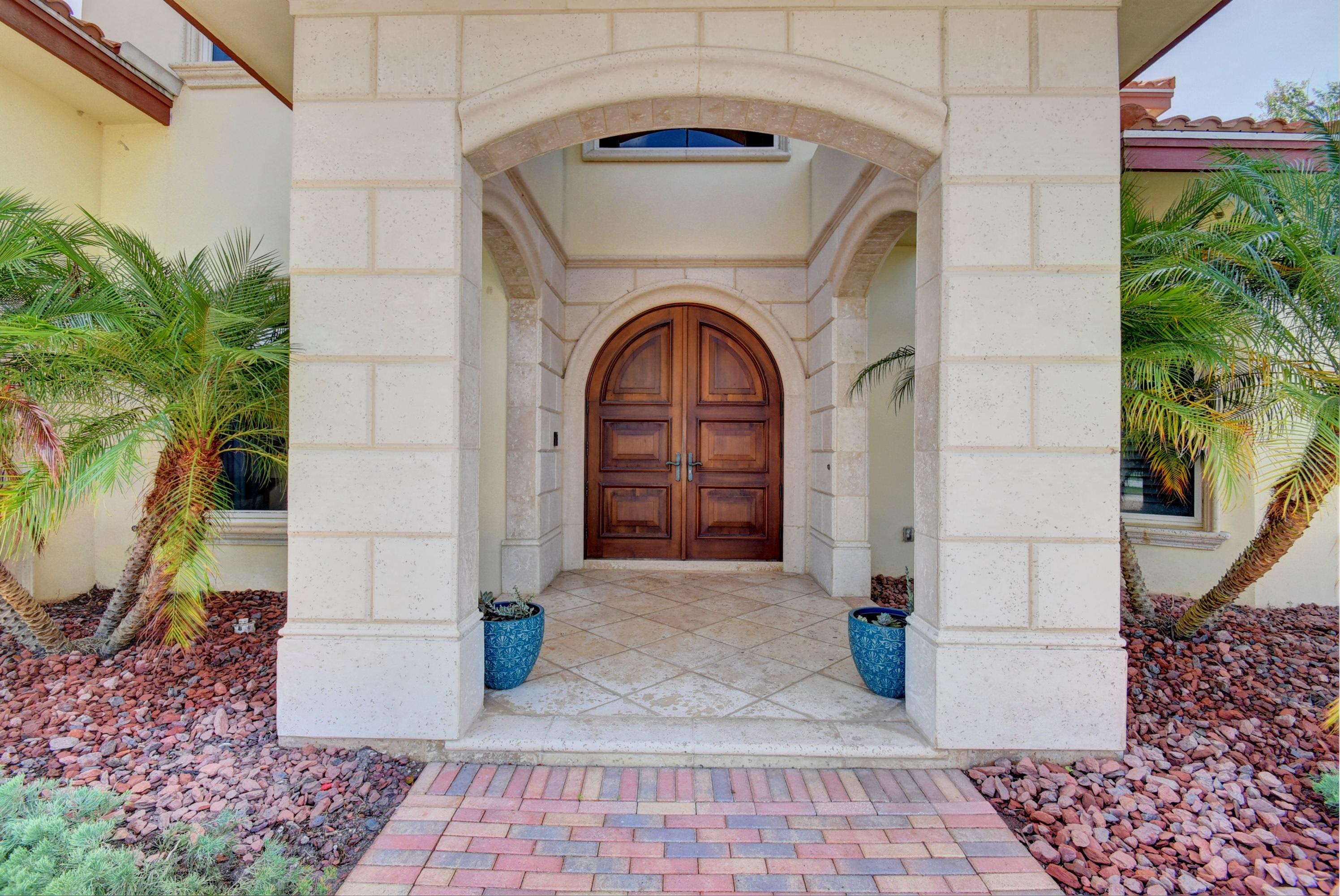 7464 Fairway Trail Boca Raton, FL 33487 - Photo 7 of 72 Custom Mahogany Door