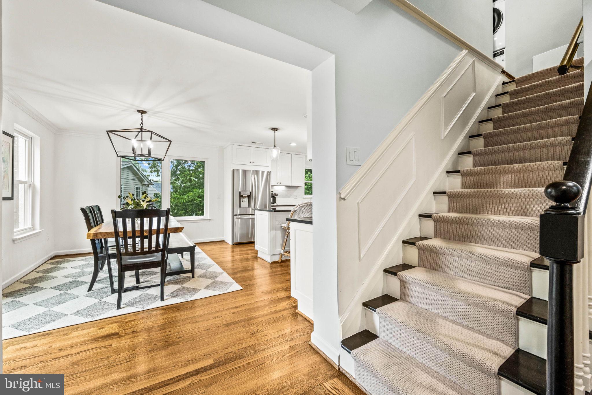 3311 Cameron Mills Road Alexandria, VA 22302 - Photo 14 of 82 Stairs go up to 4 bedrooms, 2 bathrooms