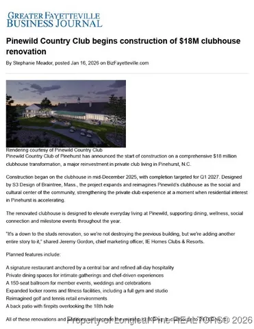 $739,000 | 13 Abington Drive, Pinehurst, NC 28374