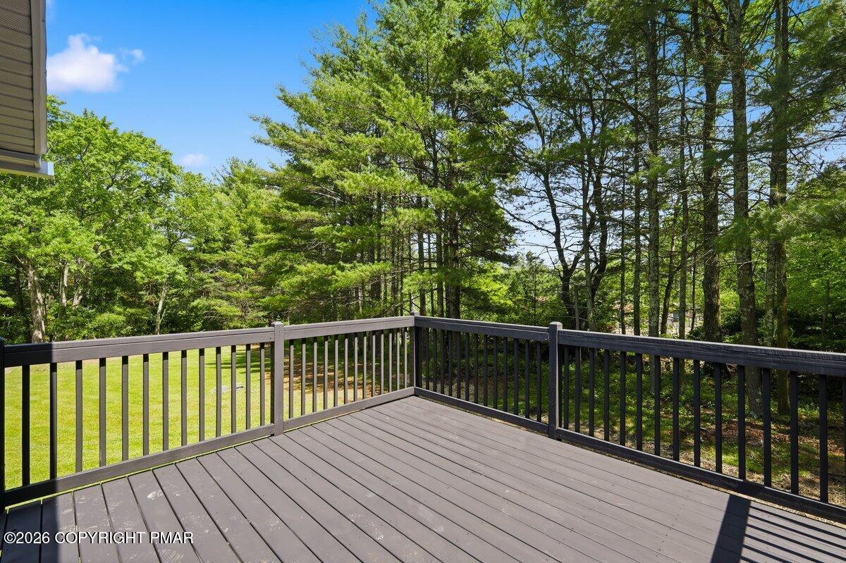 155 Blooming Grove Road Hawley, PA 18428 - Photo 13 of 41 a view of balcony with wooden floor