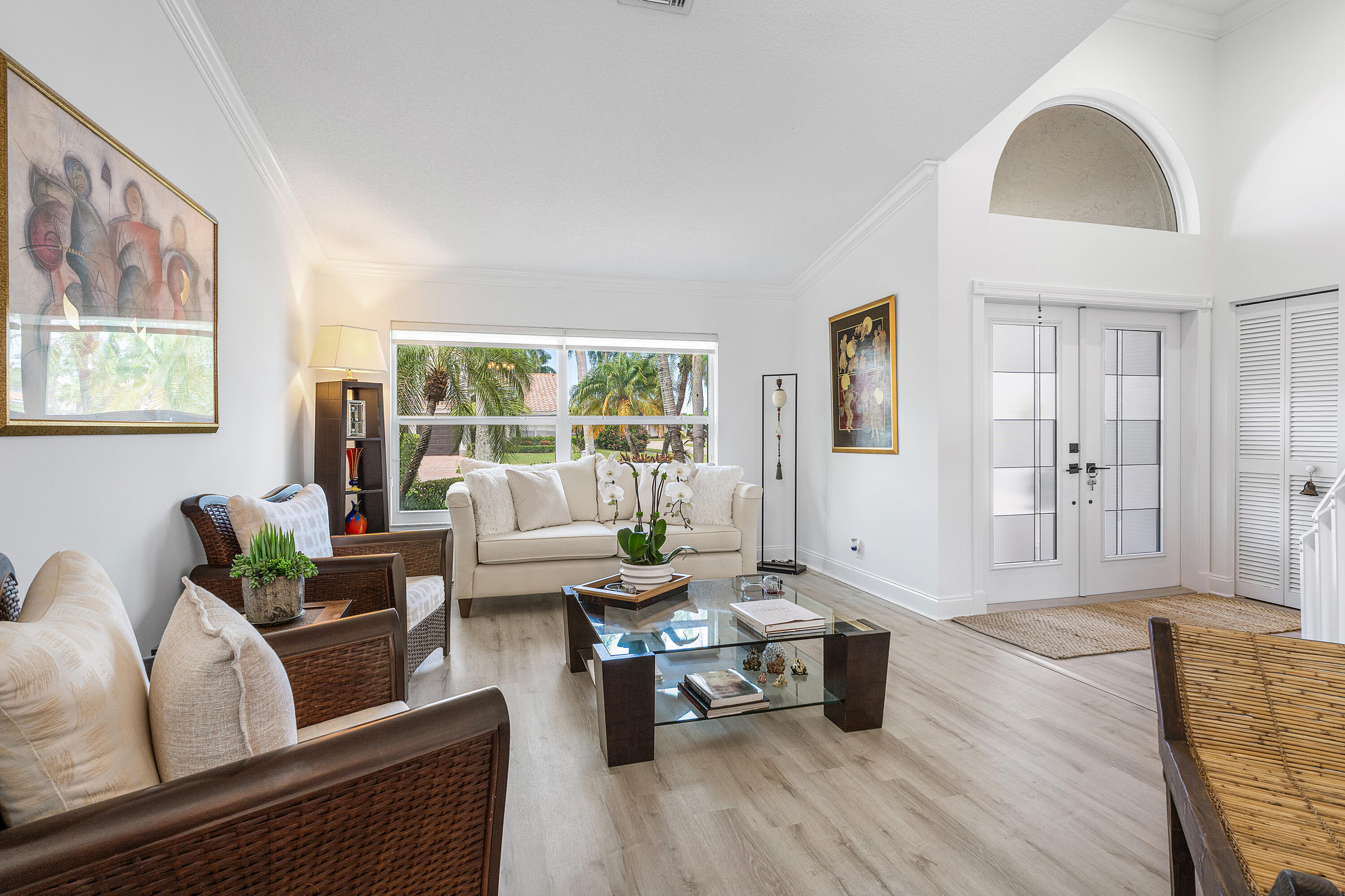 10824 Tea Olive Lane Boca Raton, FL 33498 - Photo 8 of 76 a living room with furniture and wooden floor