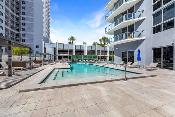 a view of a building with garden