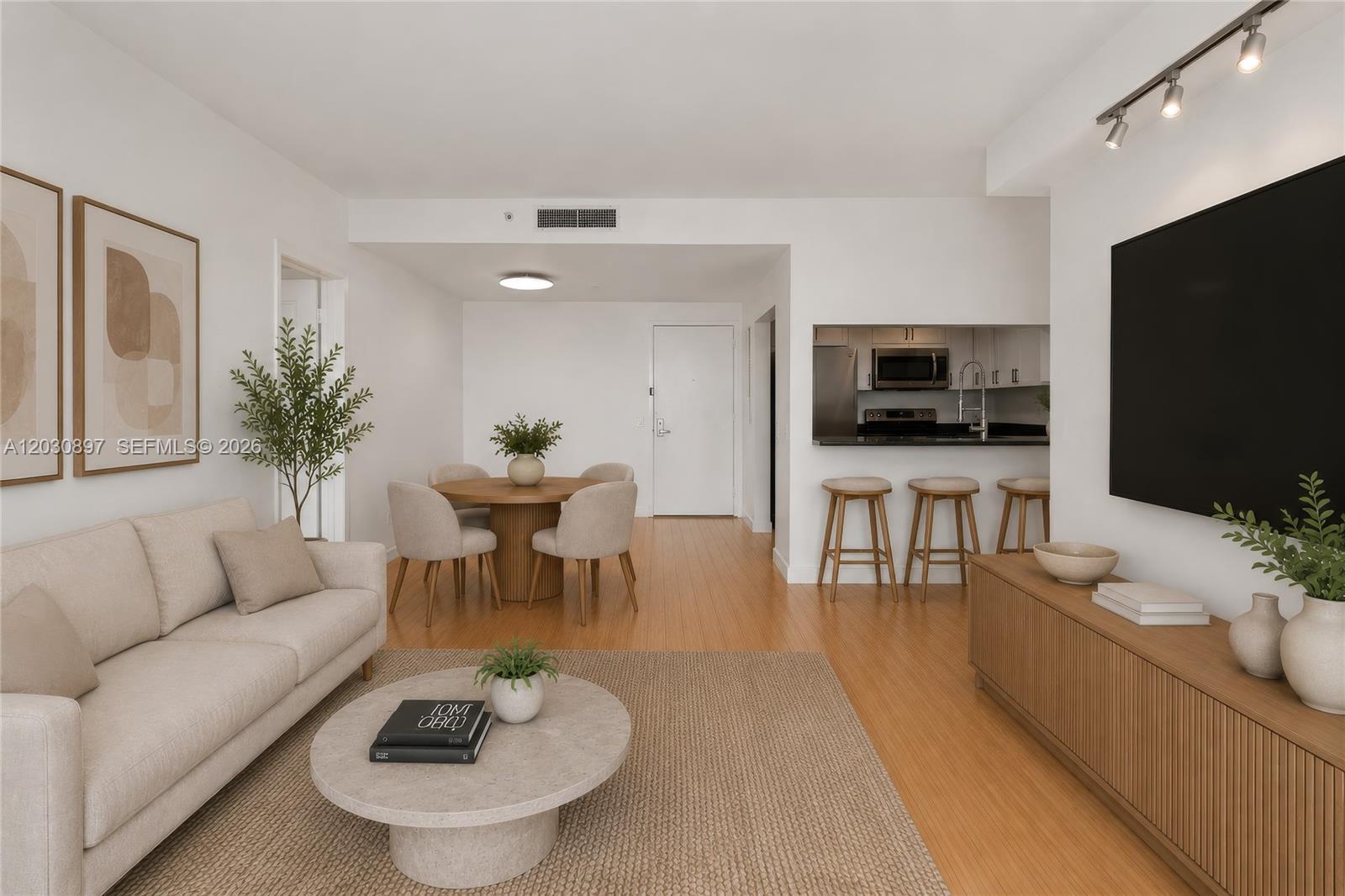 2475 Brickell Avenue, Unit 2104 Miami, FL 33129 - Photo 3 of 22 Virtual Staged