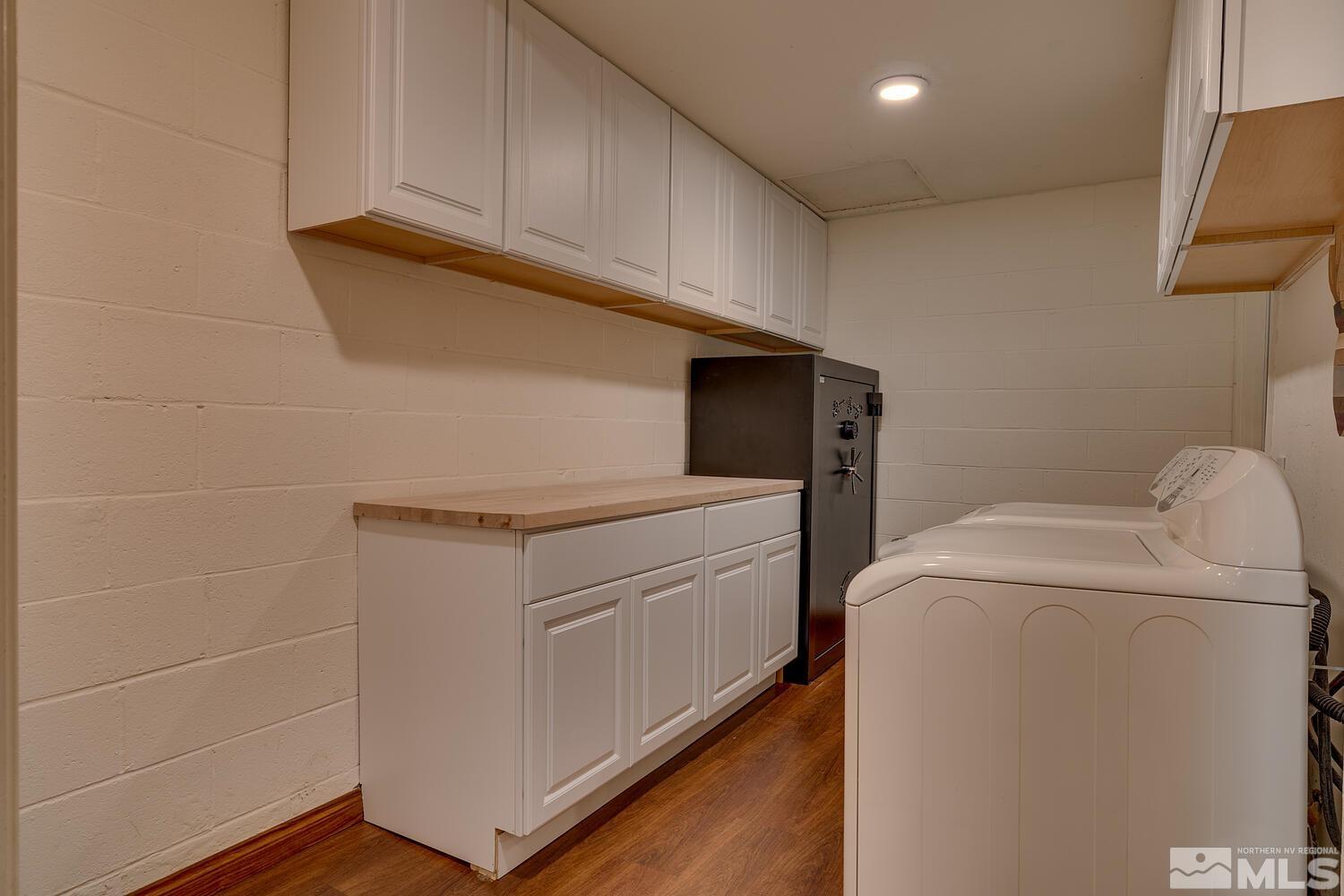 308 Elks Point Road Zephyr Cove, NV 89448 - Photo 22 of 29 a utility room with dryer and washer