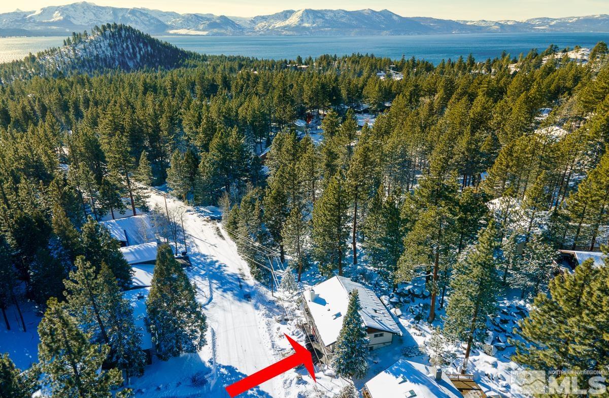 308 Elks Point Road Zephyr Cove, NV 89448 - Photo 27 of 29 an aerial view of residential house and car parked