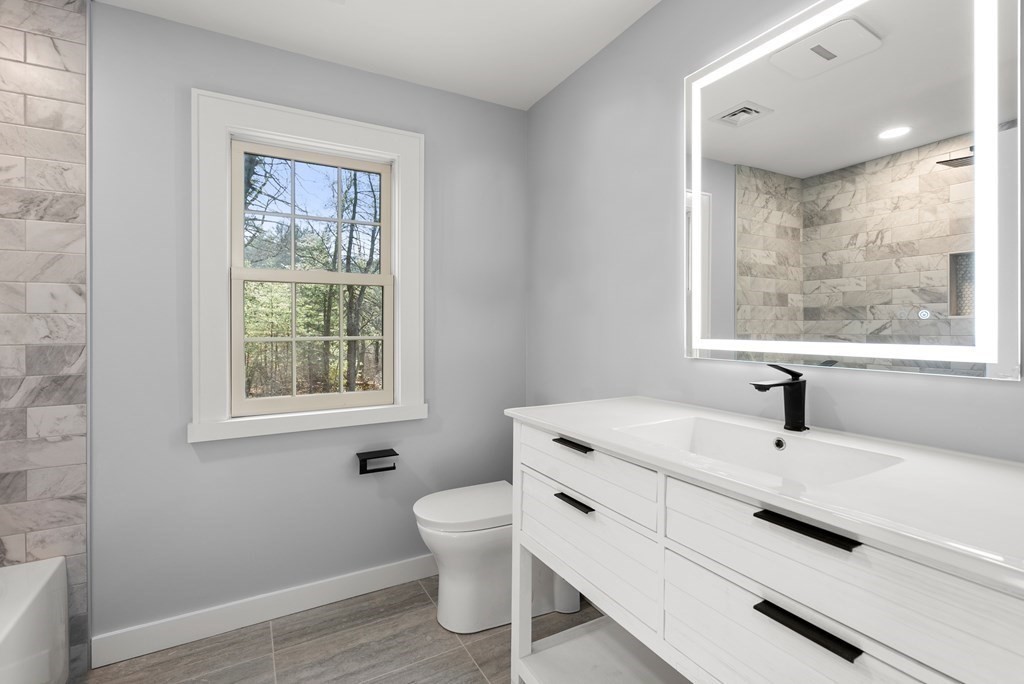 162 Winter Street Weston, MA 02493 - Photo 28 of 36 a bathroom with a sink and a toilet