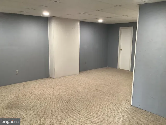 a view of a wooden door