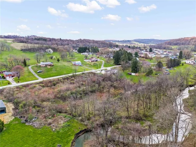 a view of a lake with a mountain in the background