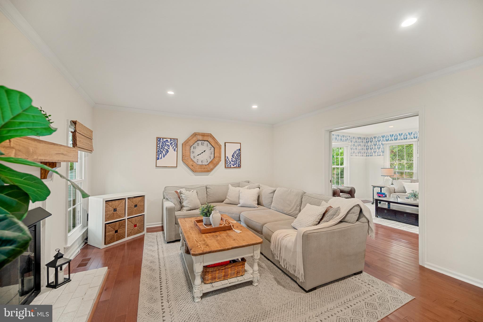 7838 Roundabout Way Springfield, VA 22153 - Photo 15 of 56 a living room with furniture and a table