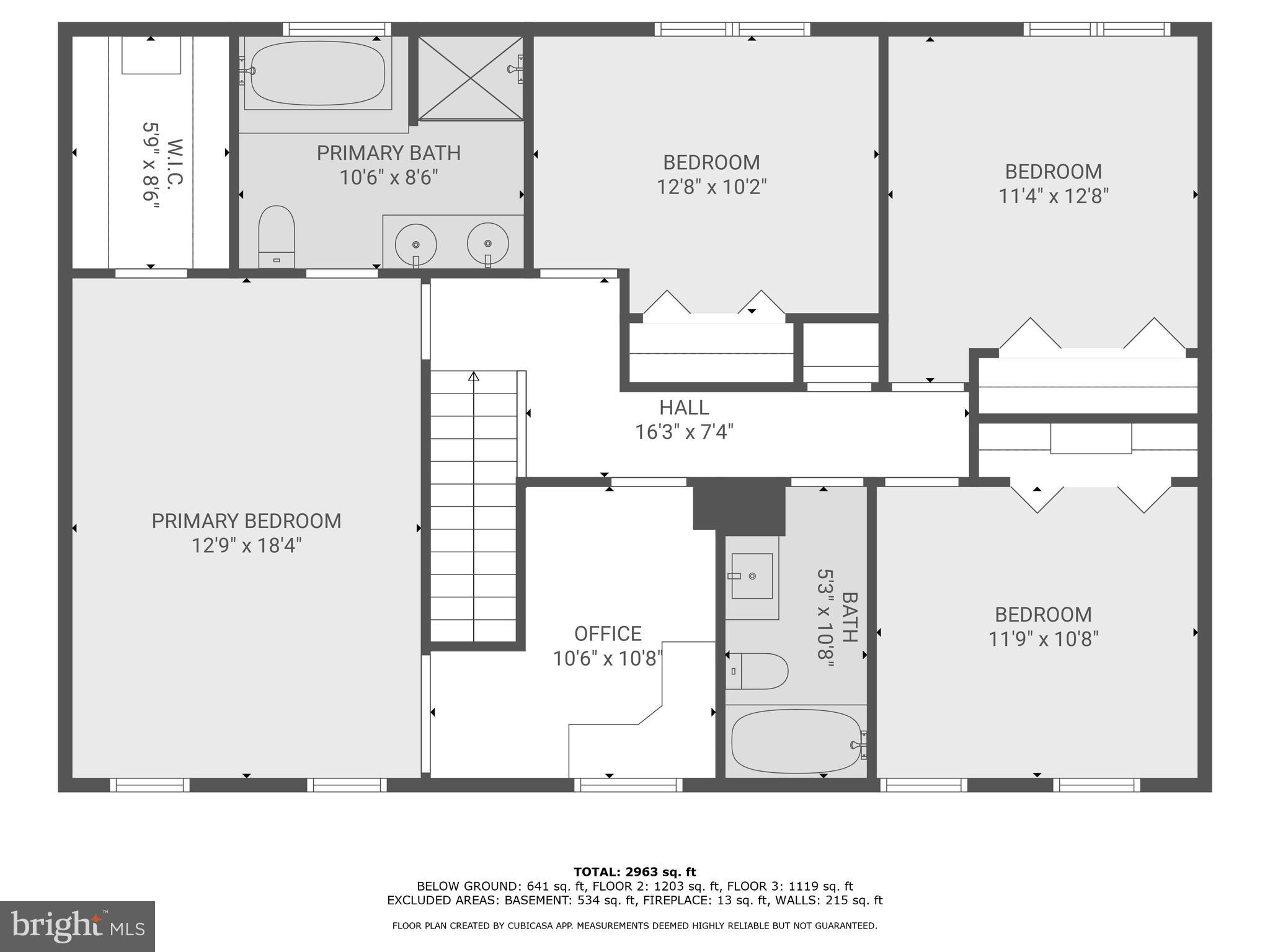 7838 Roundabout Way Springfield, VA 22153 - Photo 54 of 56 Upper Level Floorplan