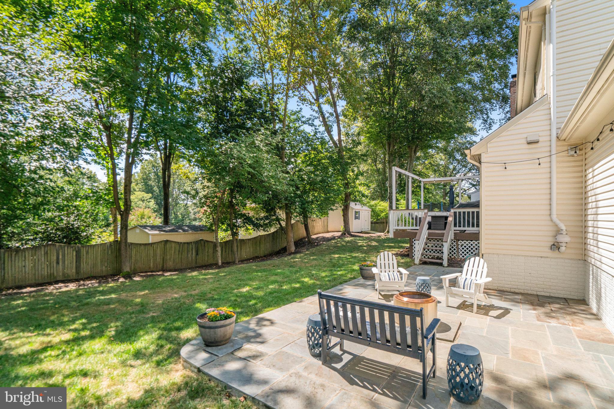 7838 Roundabout Way Springfield, VA 22153 - Photo 40 of 56 a view of a patio with a yard
