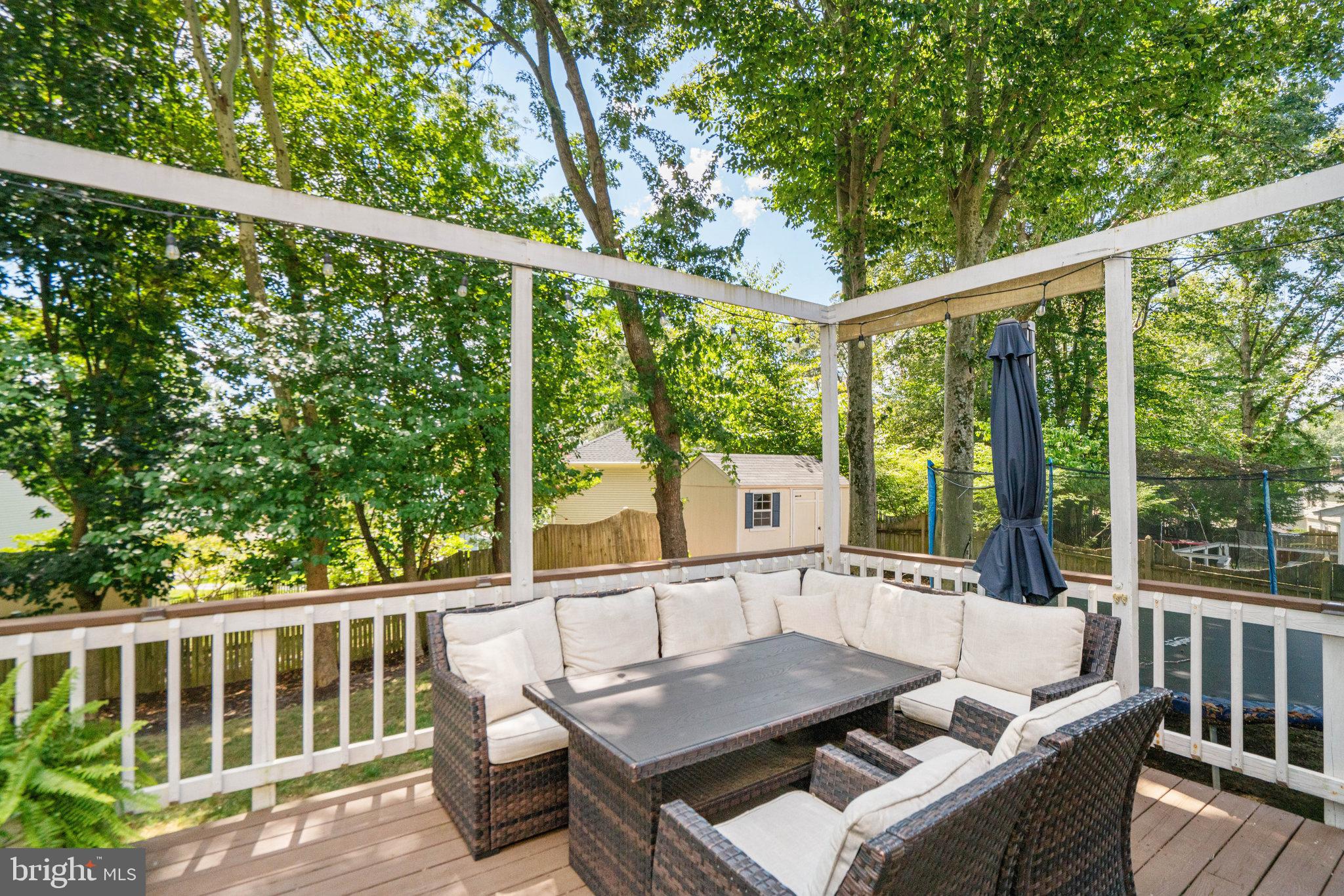 7838 Roundabout Way Springfield, VA 22153 - Photo 41 of 56 Wooden Deck Backs to Trees