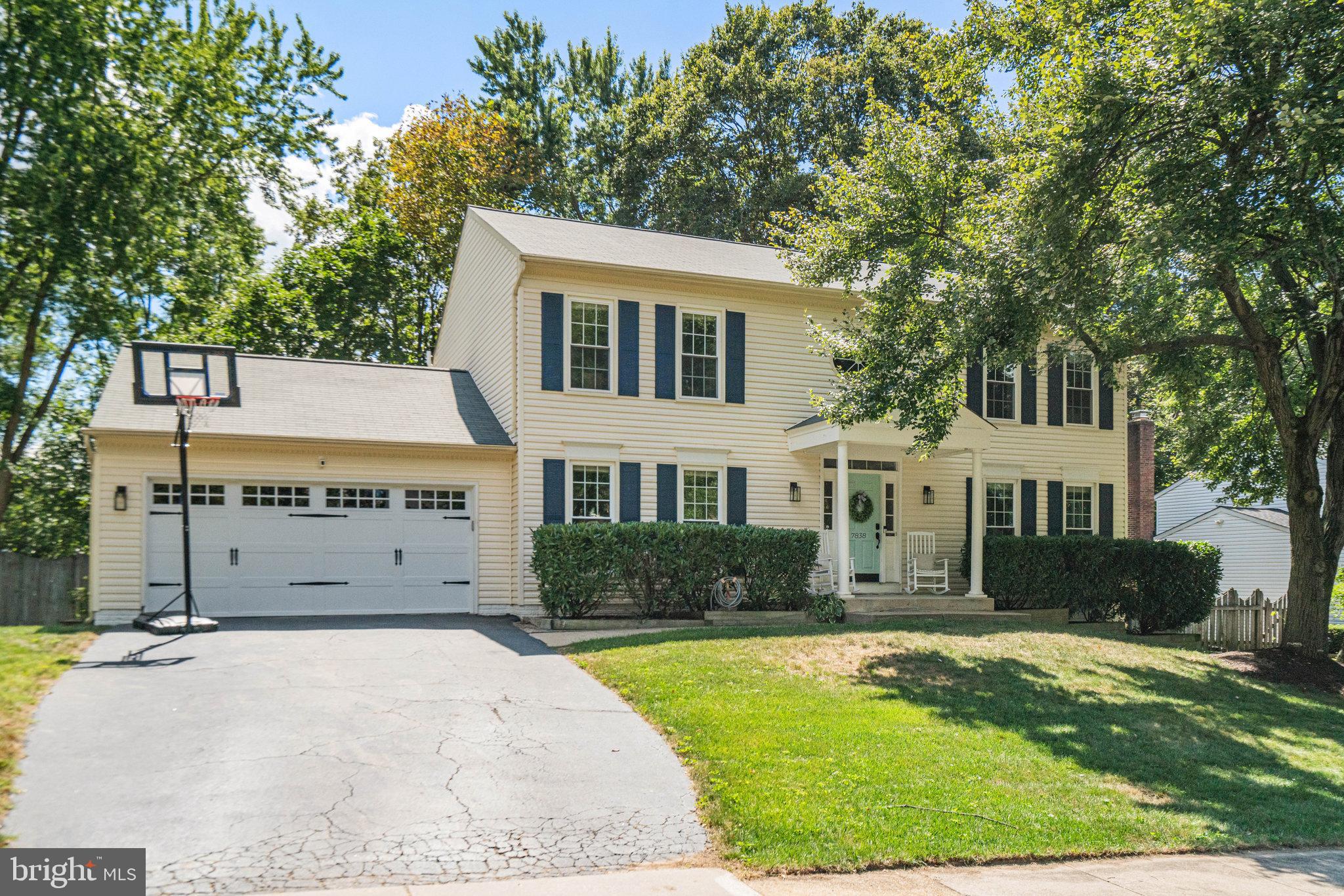 7838 Roundabout Way Springfield, VA 22153 - Photo 49 of 56 front view of a house with a yard