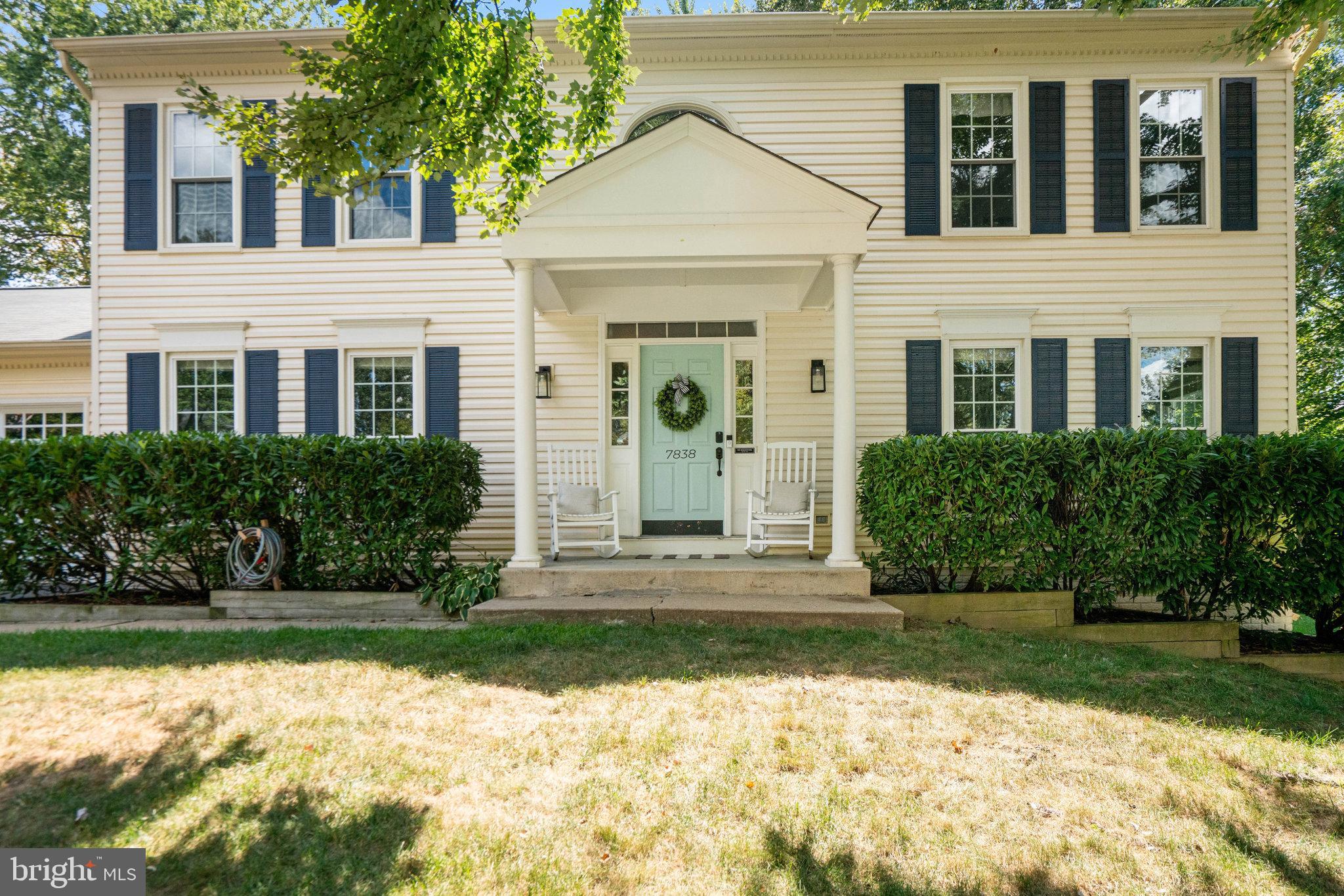 7838 Roundabout Way Springfield, VA 22153 - Photo 52 of 56 a front view of a house with garden