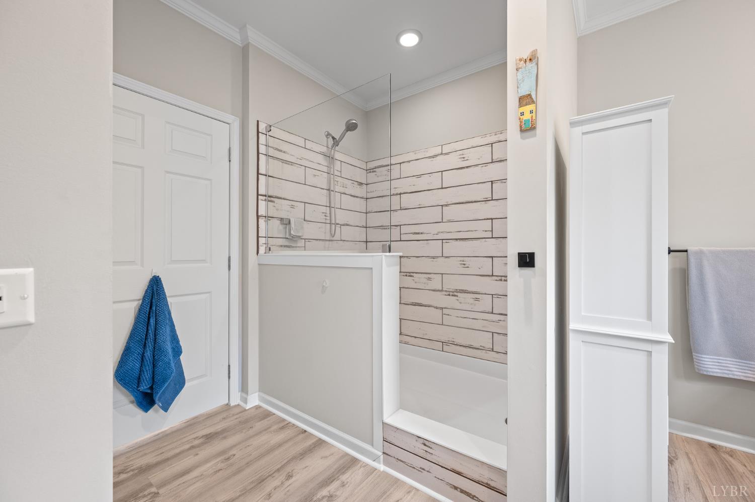 5049 Horseshoe Bend Road Goodview, VA 24095 - Photo 22 of 43 a bathroom with a shower and a sink