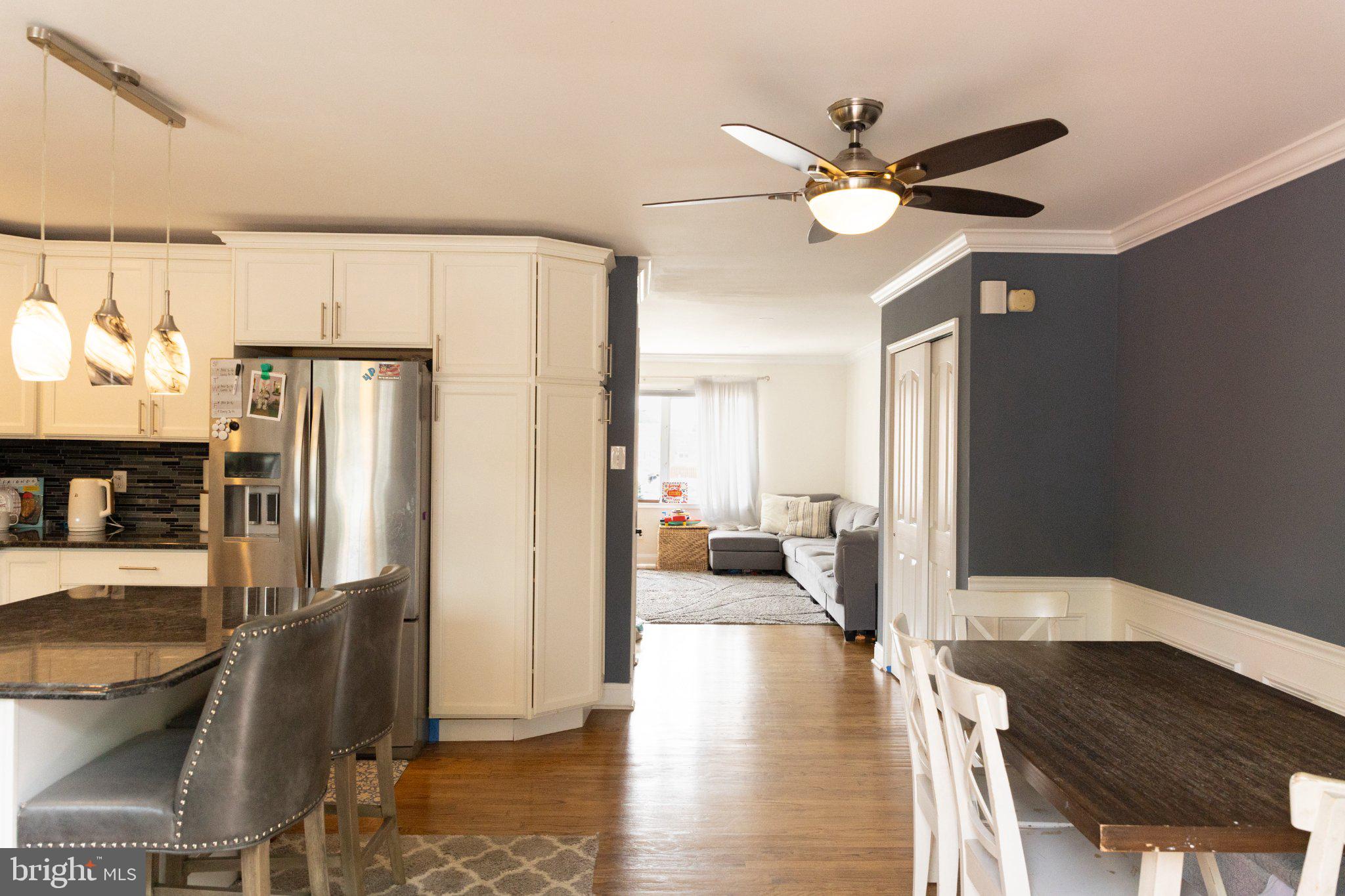 12626 Chilton Road Philadelphia, PA 19154 - Photo 13 of 43 Modern kitchen flows into cozy living space.