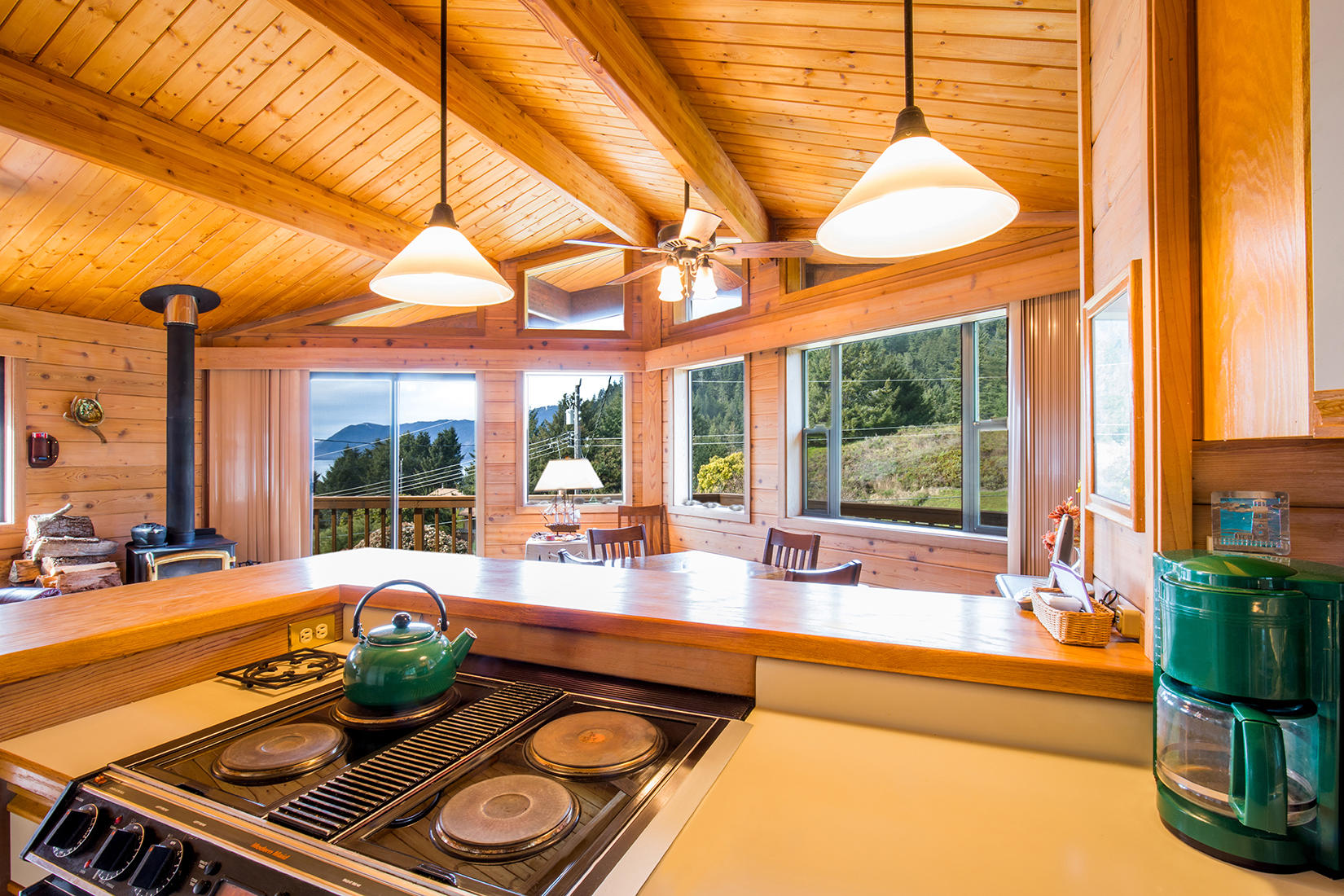 160 Madrone Road Shelter Cove, CA 95589 - Photo 13 of 23 View From Kitchen