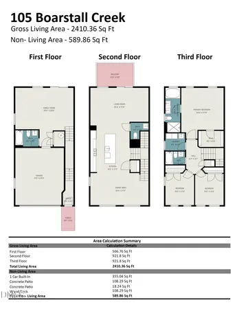 $470,000 | 105 Boarstall Creek, Durham, NC 27707