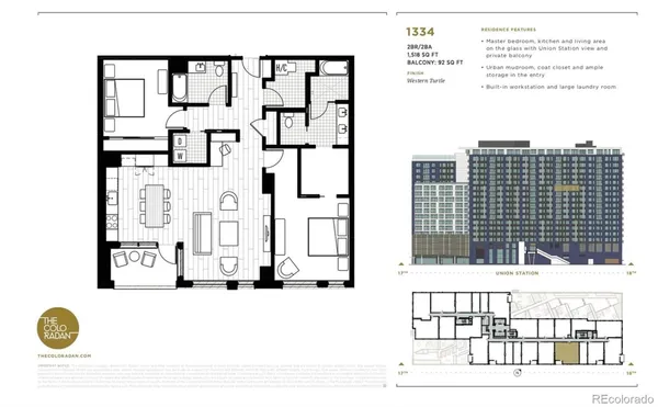 $4,200 | 1750 Wewatta Street, Unit 1334, Denver, CO 80202
