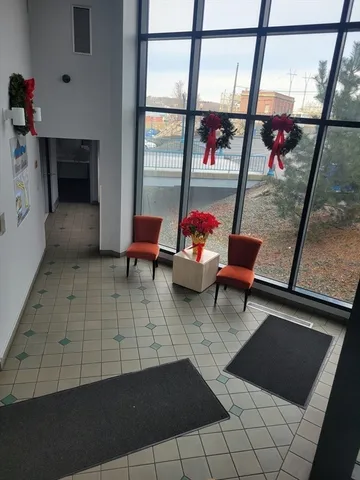 a view of a livingroom with furniture