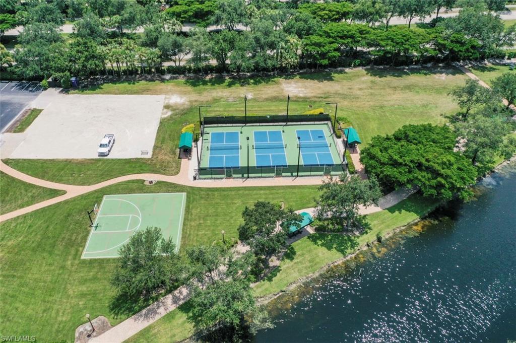 23800 Costa Del Sol Road, Unit 102 Estero, FL 34135 - Photo 45 of 49 Aerial view with a water view