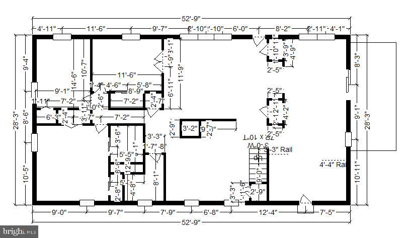 18325 Darnestown Road Boyds, MD 20841 - Photo 41 of 42 FLOOR PLAN: Main Level-Detailed Measurements
