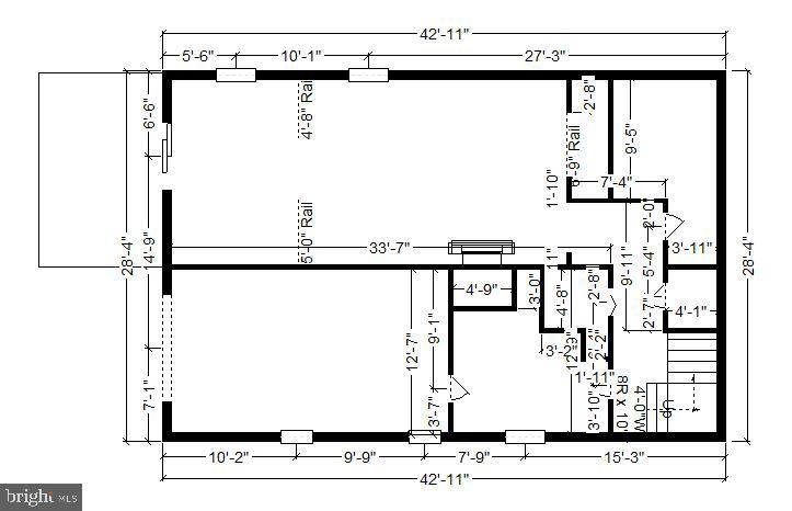 18325 Darnestown Road Boyds, MD 20841 - Photo 42 of 42 FLOOR PLAN: Lower Level-Detailed Measurements