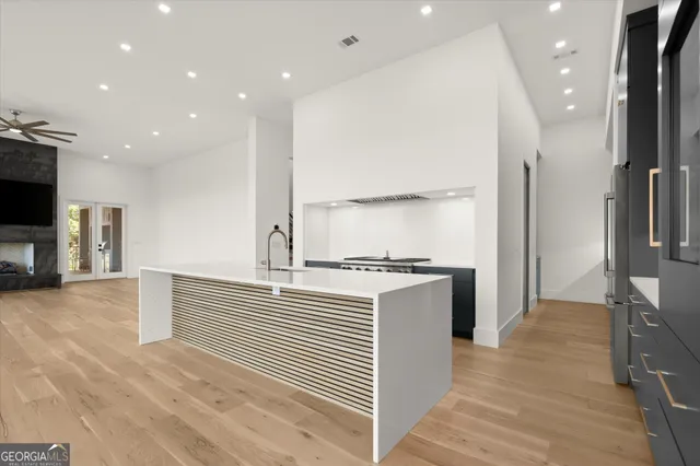 a view of mountain from a window