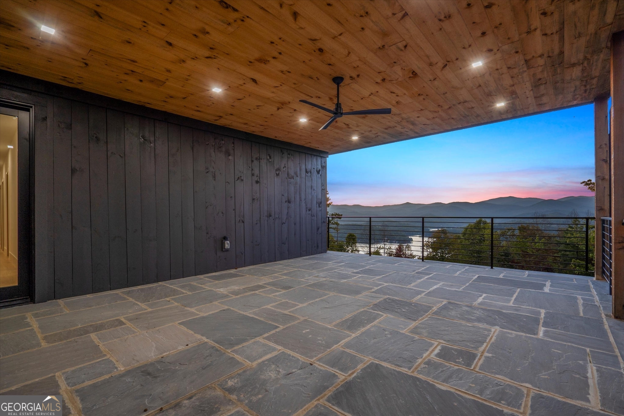 1572 Parker Holifield Road Tiger, GA 30576 - Photo 6 of 84 a view of a projector room with a fireplace