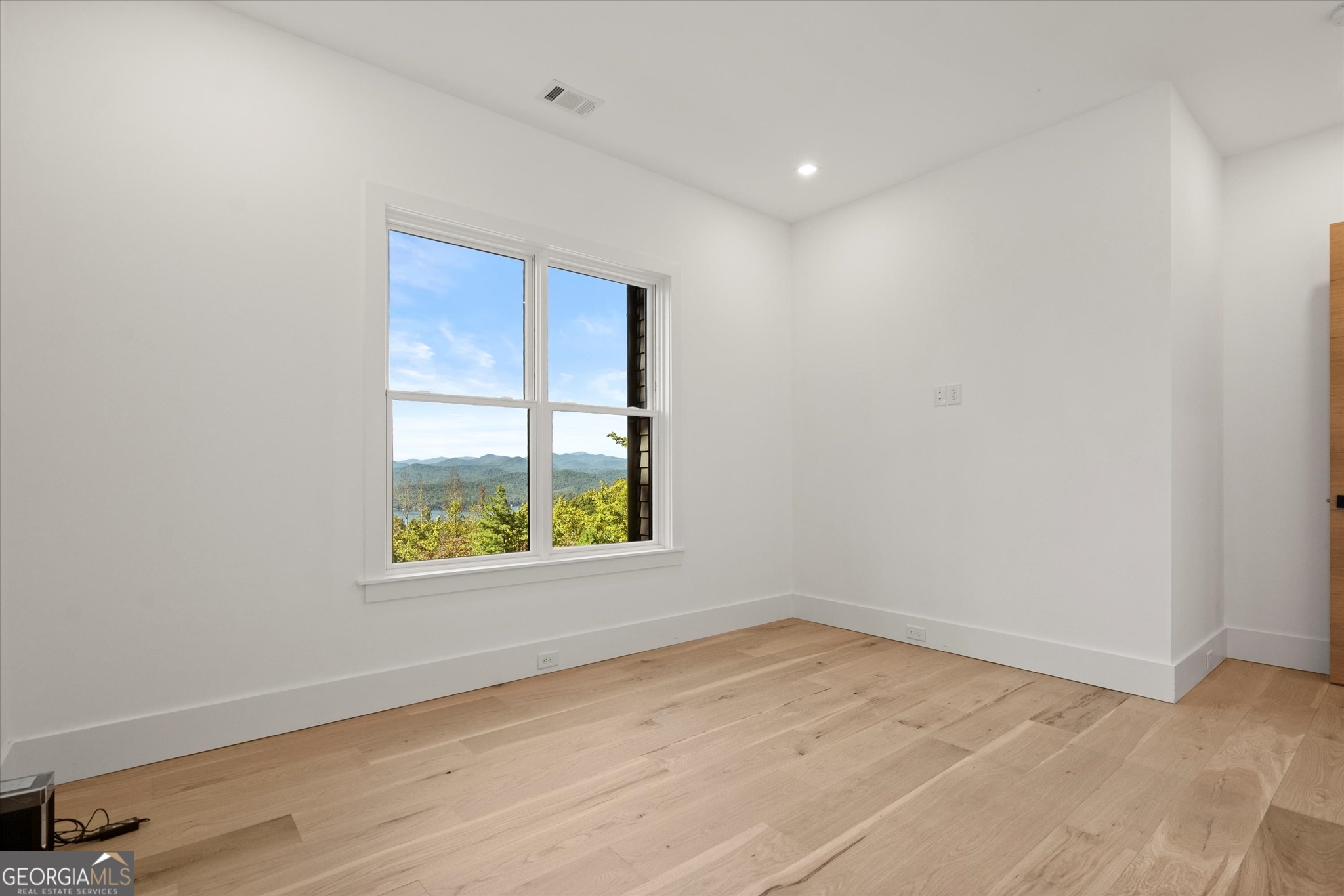 1572 Parker Holifield Road Tiger, GA 30576 - Photo 63 of 84 an empty room with wooden floor and a window