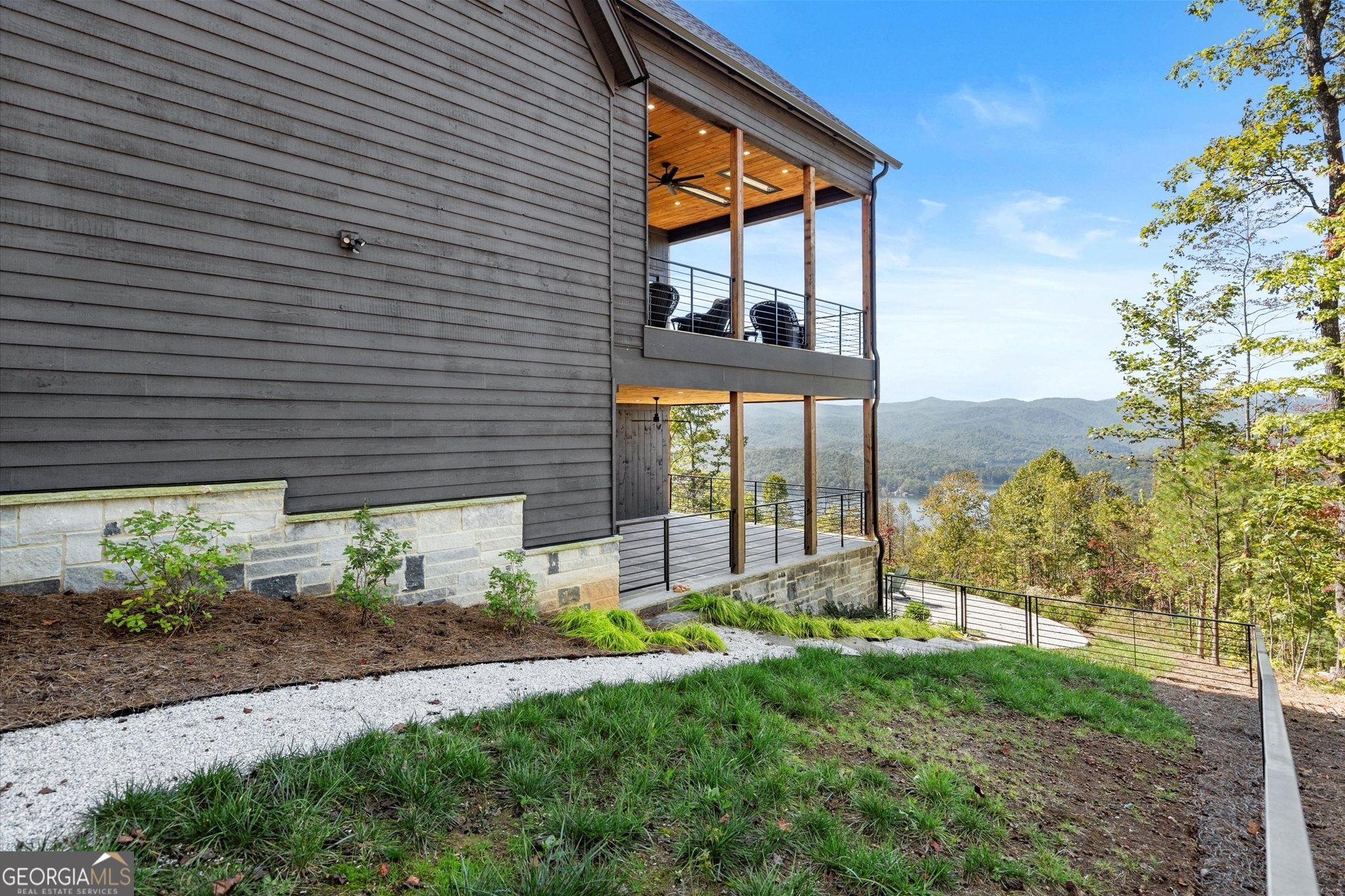 1572 Parker Holifield Road Tiger, GA 30576 - Photo 76 of 84 a front view of a house with garden