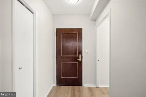 a view of front door