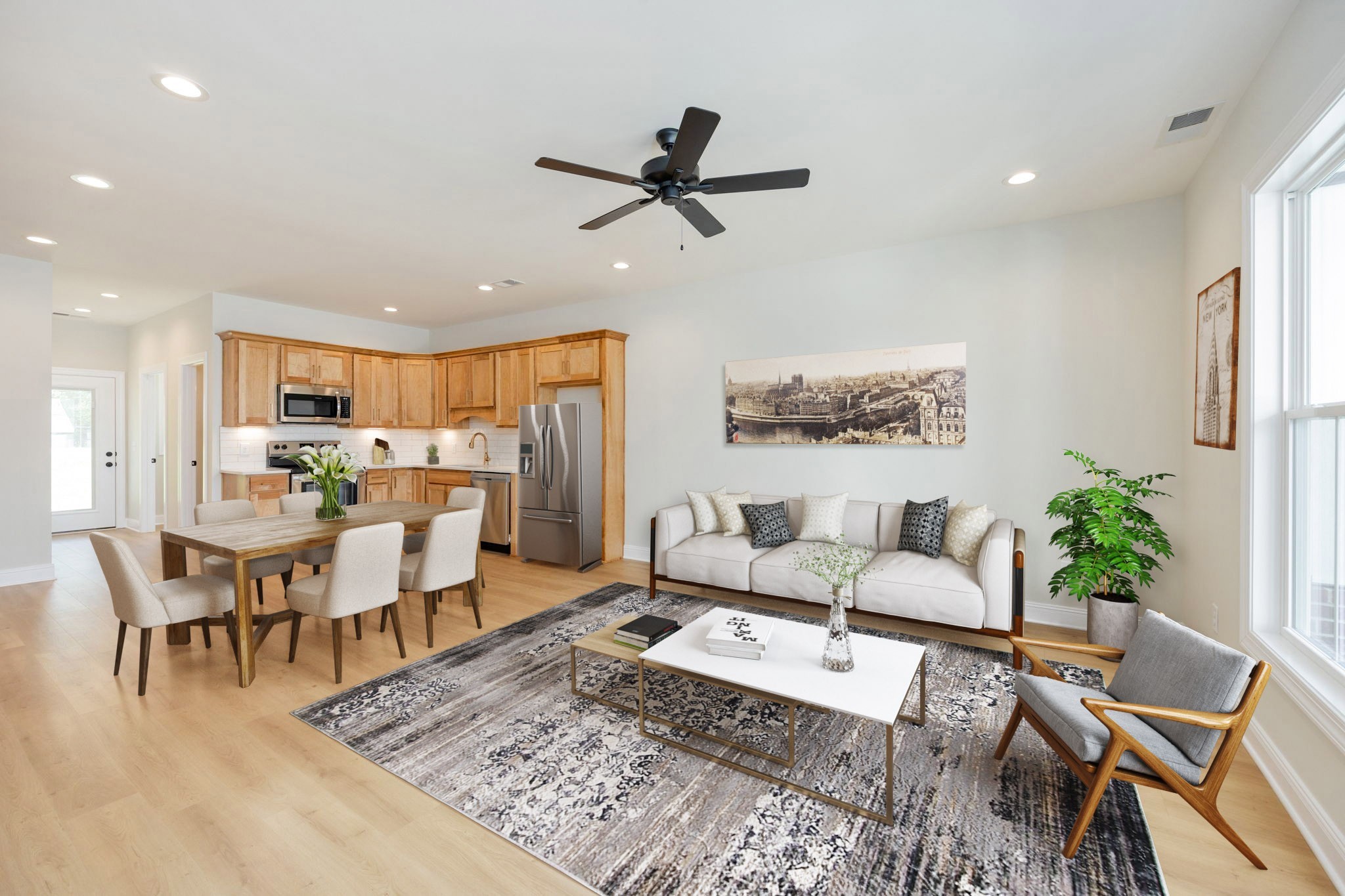 2009 Rylee Way, Unit 22 Greenbrier, TN 37073 - Photo 1 of 28 a living room with furniture kitchen view and a window
