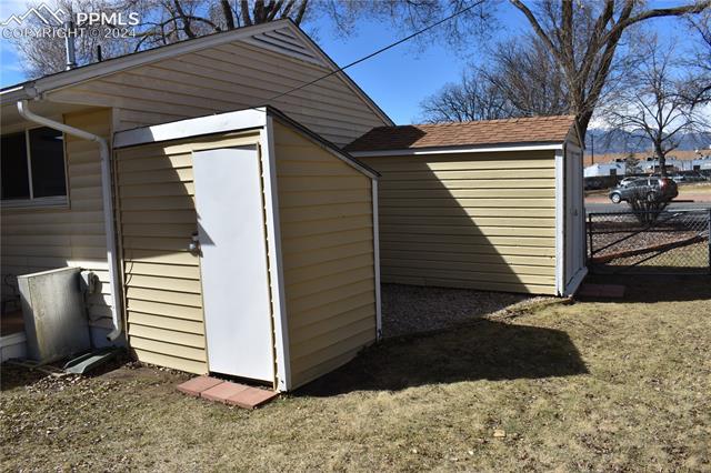 517 Erie Road Colorado Springs, CO 80910 - Photo 14 of 14 potting shed in backyard
