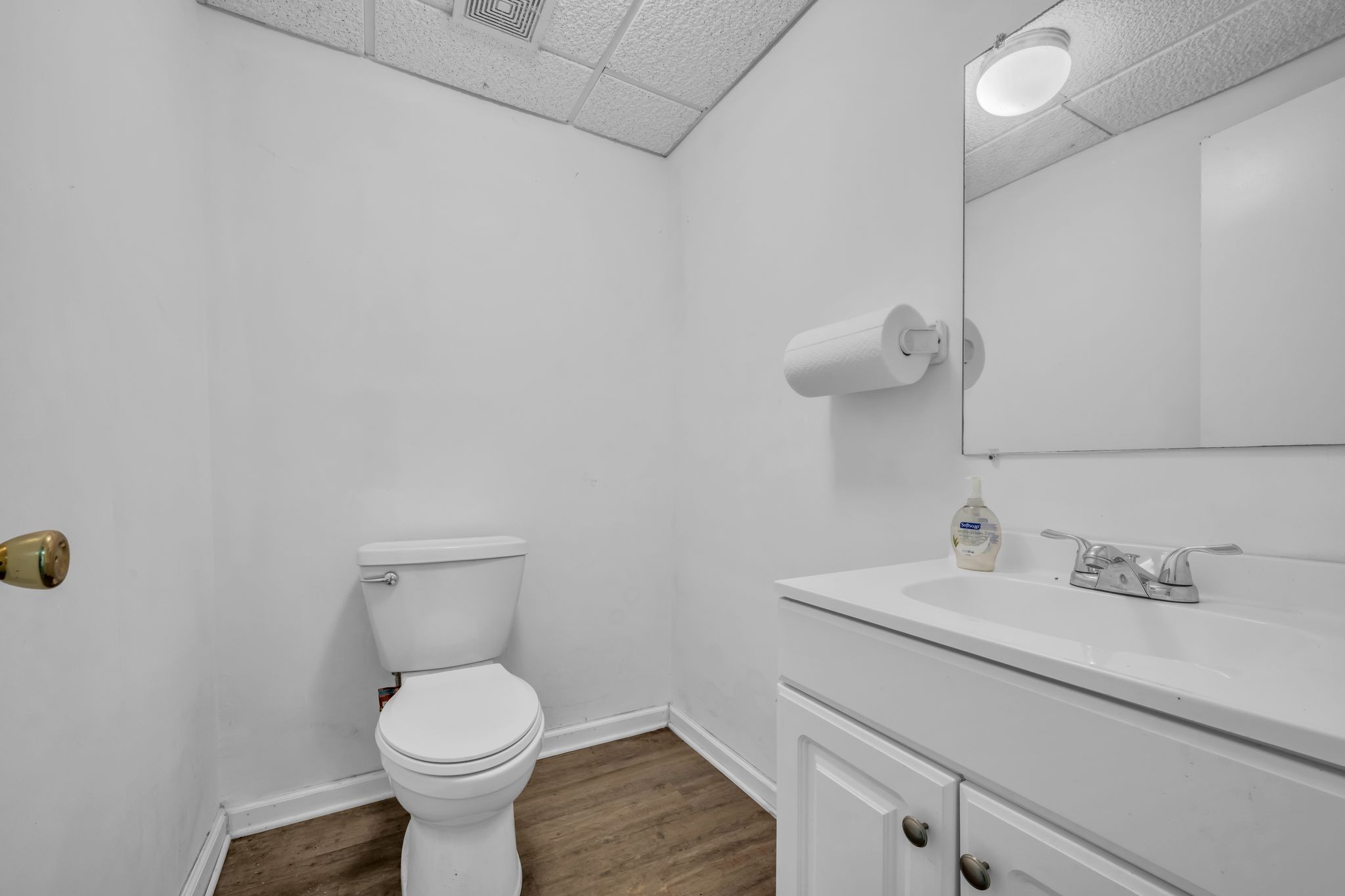 2340 Ridge Road McEwen, TN 37101 - Photo 67 of 72 a bathroom with a toilet sink and mirror