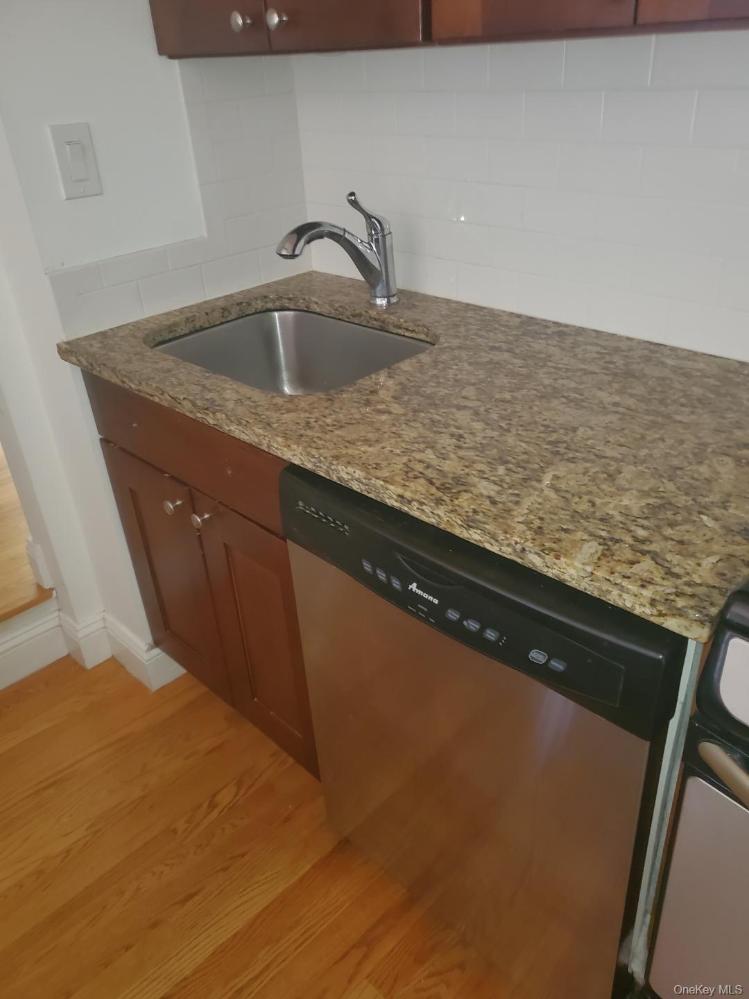 a close view of sink and tap