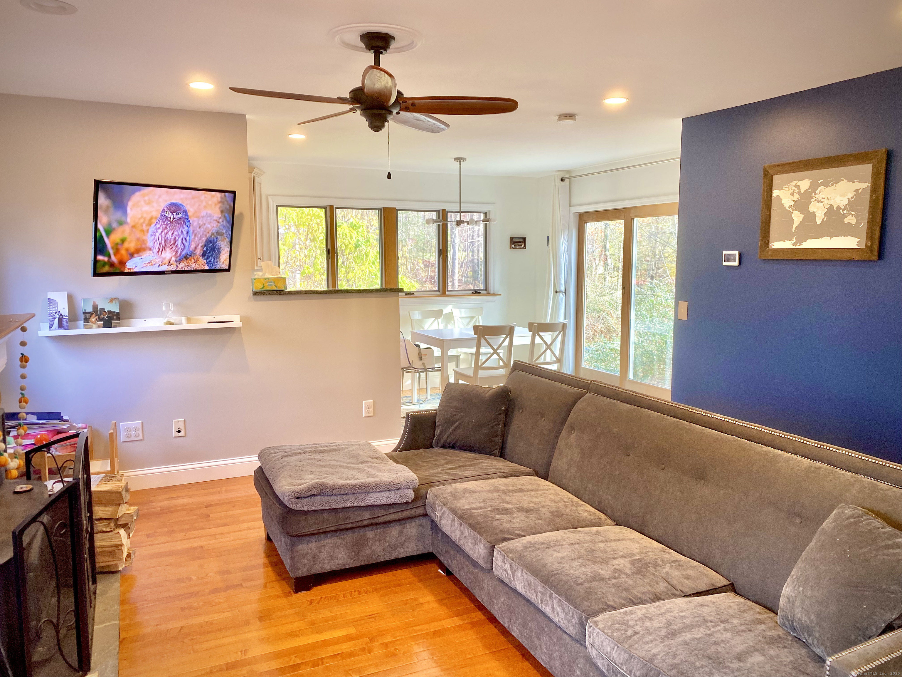 37 Newfane Road New Fairfield, CT 06812 - Photo 3 of 13 a living room with furniture and a flat screen tv