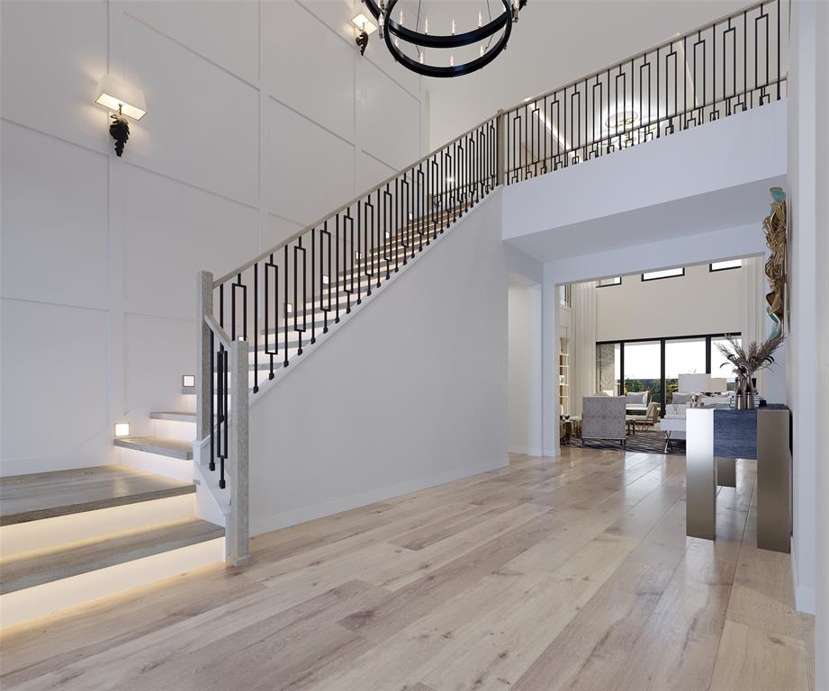 4404 Lida Street Rowlett, TX 75089 - Photo 4 of 11 a view of entryway and hall with wooden floor