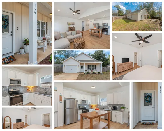 a view of a living room and kitchen