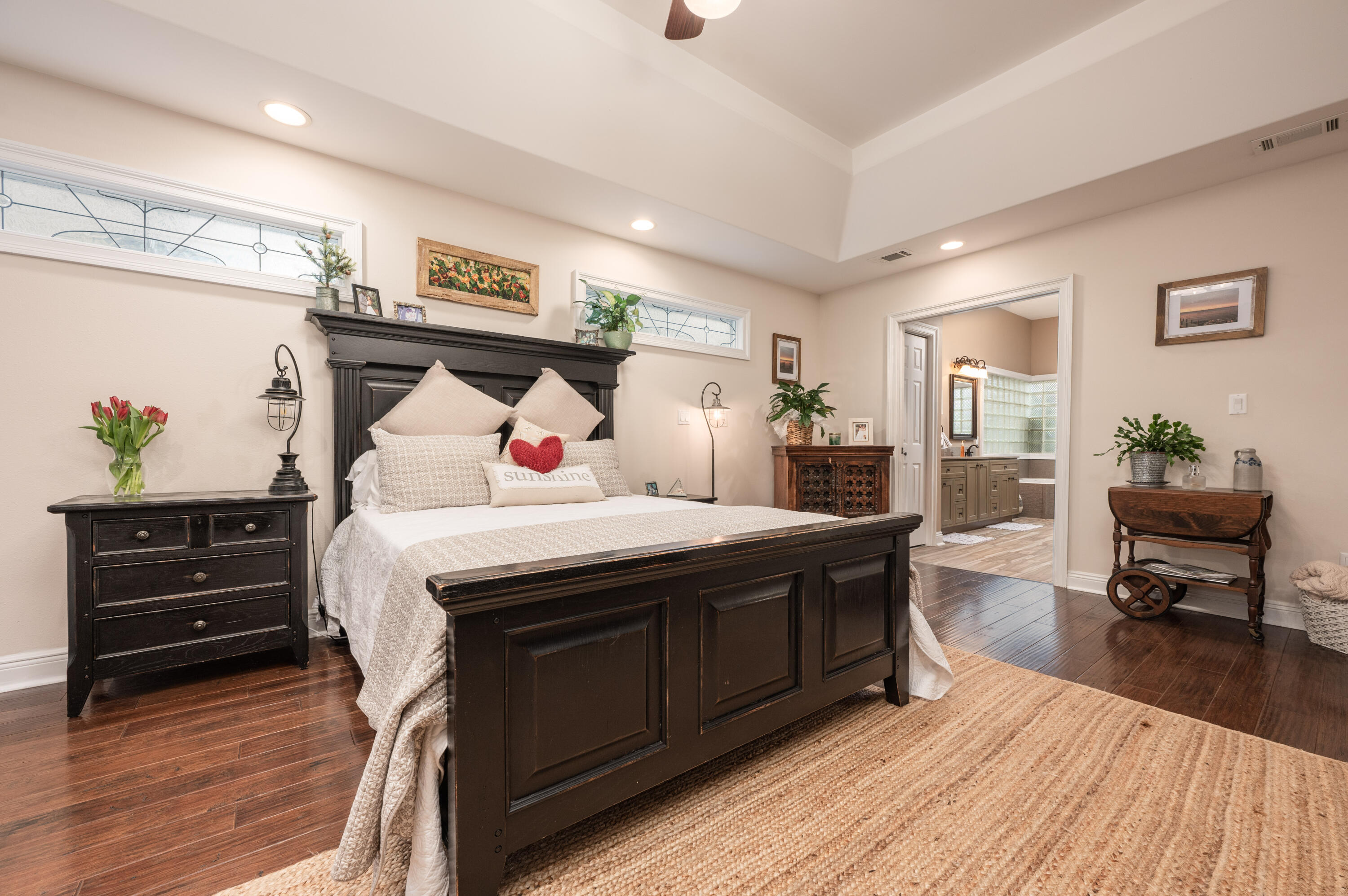 1325 Windrush Cove Niceville, FL 32578 - Photo 35 of 70 a bedroom with a bed and wooden floor
