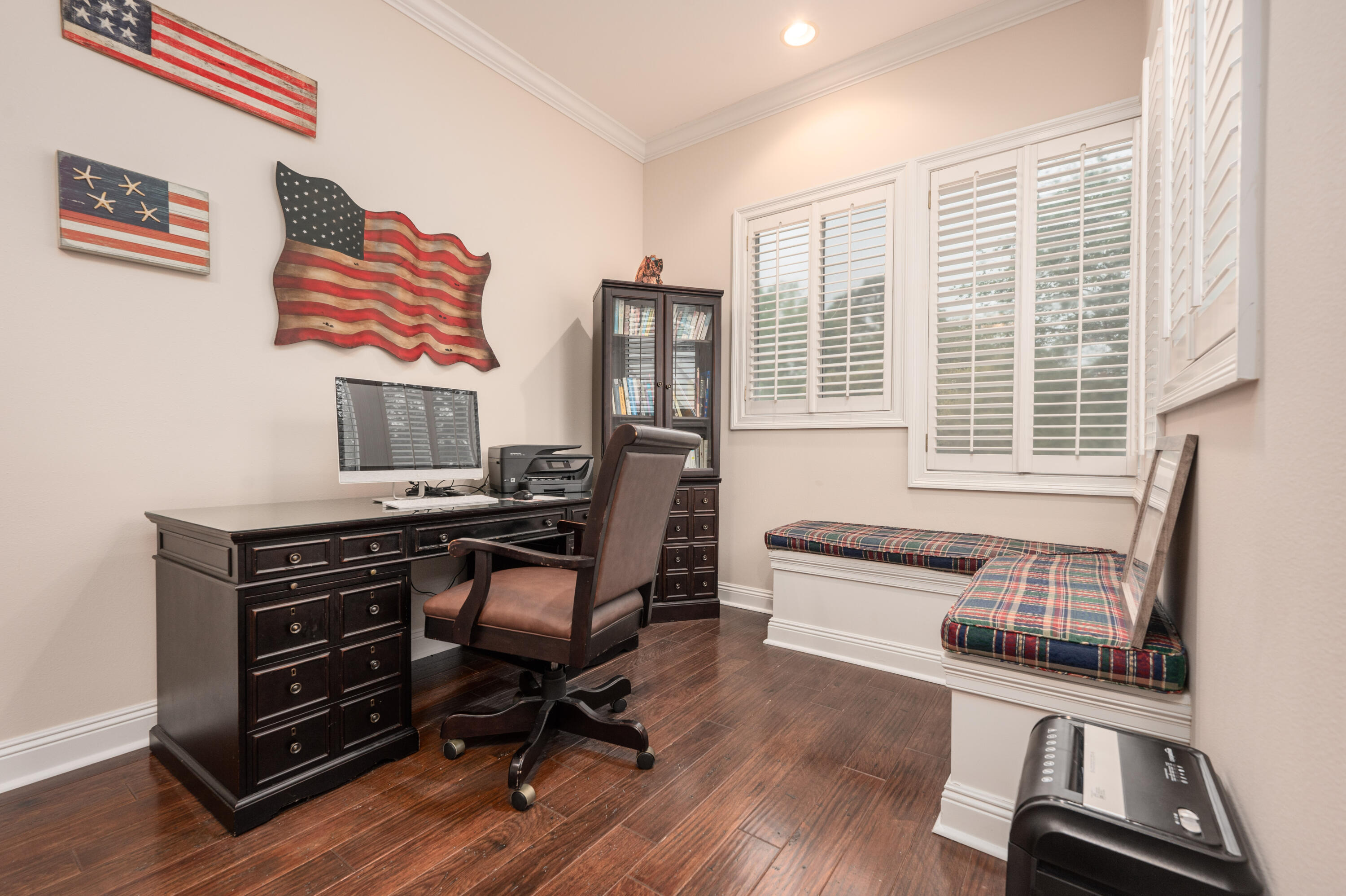 1325 Windrush Cove Niceville, FL 32578 - Photo 55 of 70 a view of a workspace with furniture and a window