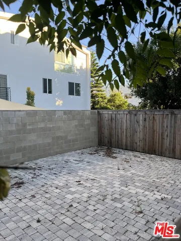 a backyard of a house