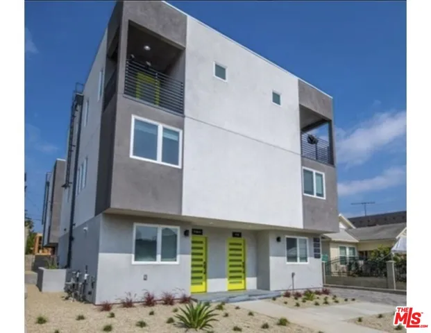 a front view of a building