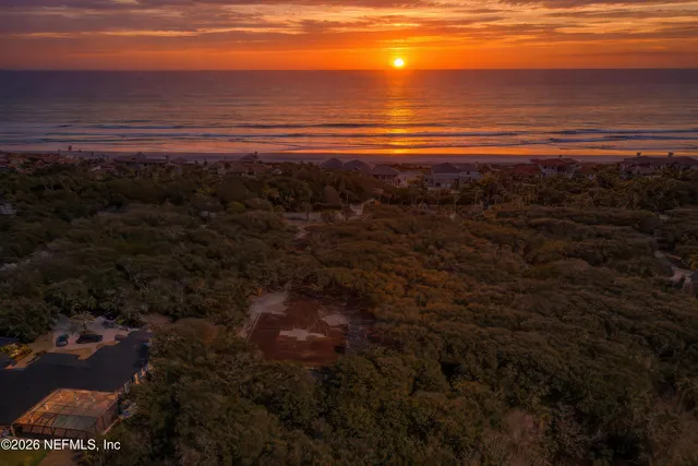 a view of an ocean and a beach