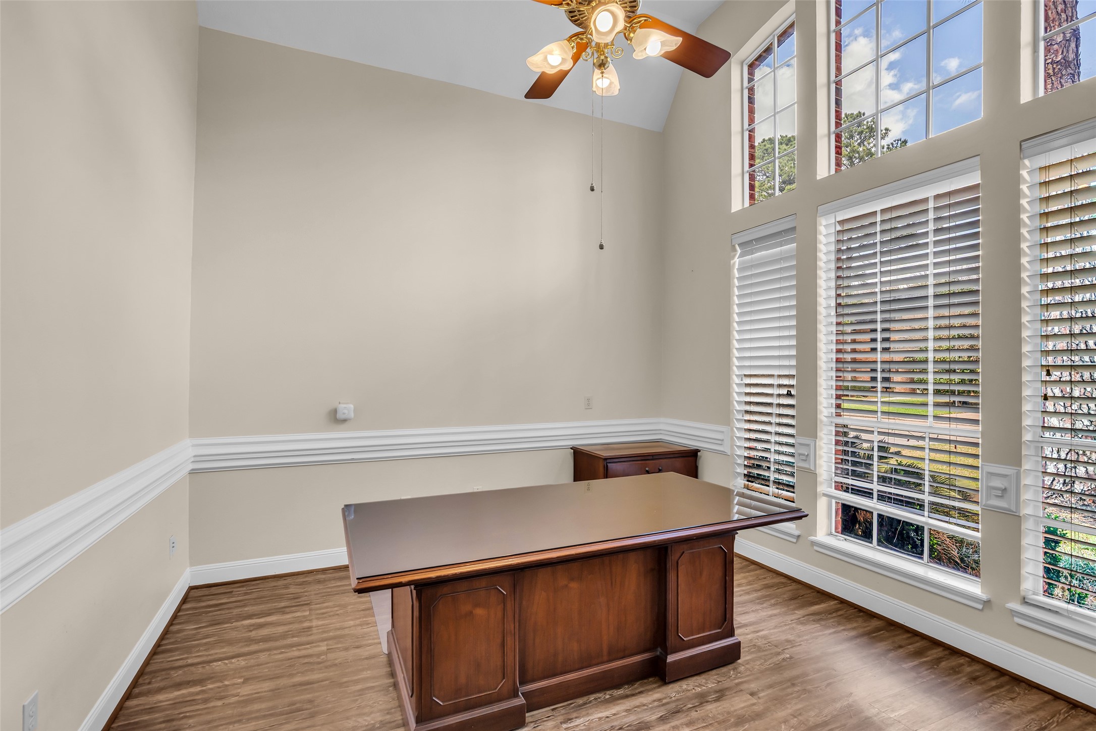 17703 Forest Park Lane Spring, TX 77379 - Photo 9 of 40 a view of livingroom with furniture and wooden floor